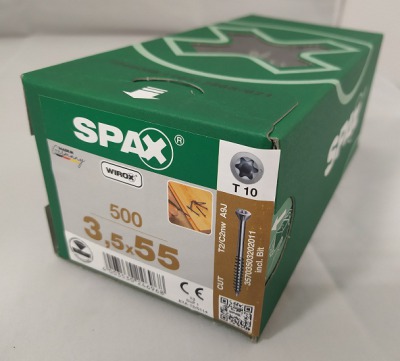 Spax-S 3,5x55 мм 35703503202011 (500 шт/упак) - оцинкованный, Wirox, T10 - вид 5 миниатюра