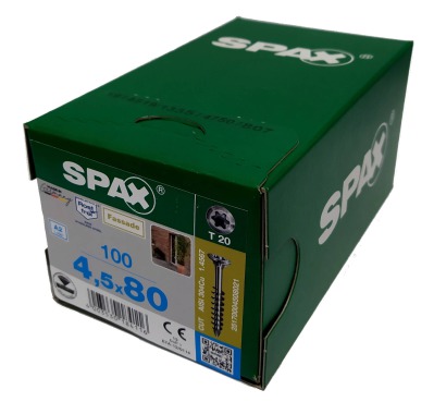 Spax для фасадов 4,5x80 мм 25170004508021 (100 шт/упак.) A2 - вид 3 миниатюра