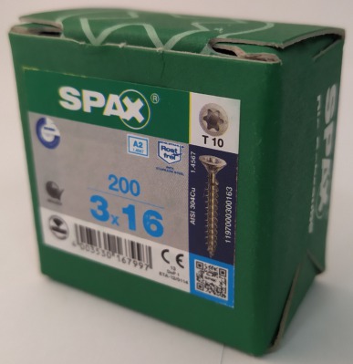 Spax 3,0x16 мм 1197000300163 (200 шт/упак.) - вид 3 миниатюра