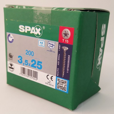 Spax 3,5x25 мм 1197000350253 (200 шт/упак.) - вид 3 миниатюра