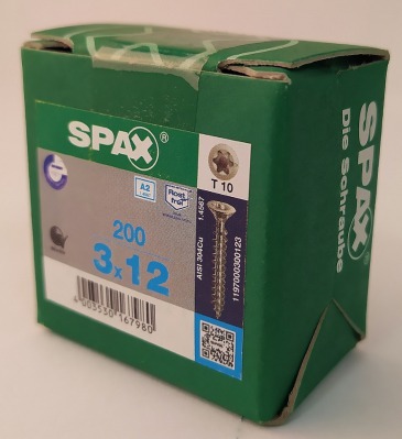 Spax 3,0x12 мм 1197000300123 (200 шт/упак.) - вид 3 миниатюра