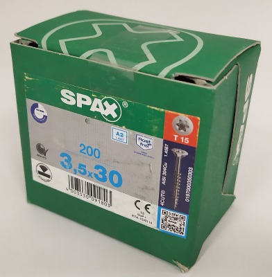 Spax 3,5x30 мм 0197000350303 (200 шт/упак.) - вид 3 миниатюра