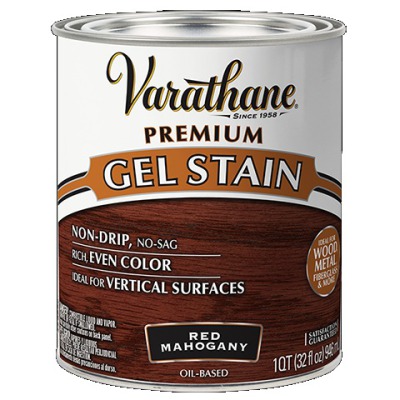 Морилка-гель универсальная Varathane Premium Gel Stain - Цвет - Красный махагон - №451 (0,946л) - вид 1 миниатюра