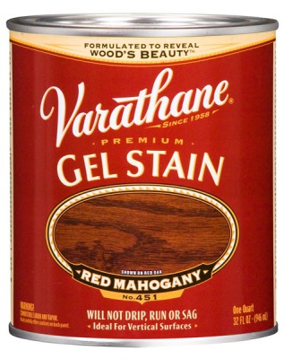 Морилка-гель универсальная Varathane Premium Gel Stain - Цвет - Красный махагон - №451 (0,946л) - вид 5 миниатюра