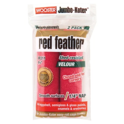 Валик малярный JUMBO-KOTER® RED FEATHER™ (4.5 - 1/2, полугладкий) - вид 1 миниатюра